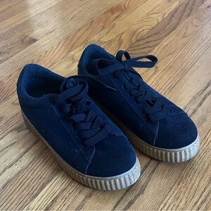 Navy blue Suede Sneakers